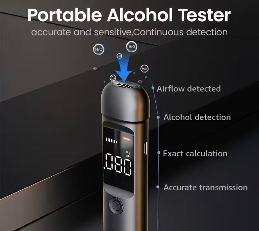 Digital Breathalyzer with LCD Display