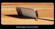 27W Fast-Charging Cable with Built-In Phone Stand