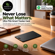 Ultra-Thin Smart Wallet Tracker Card | Works with Apple Find My