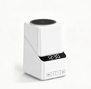 4-in-1 Rotating Magnetic Wireless Charging Station with Digital Clock