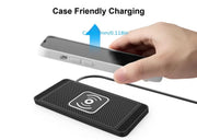 15W Anti-Slip Wireless Car Charging Pad