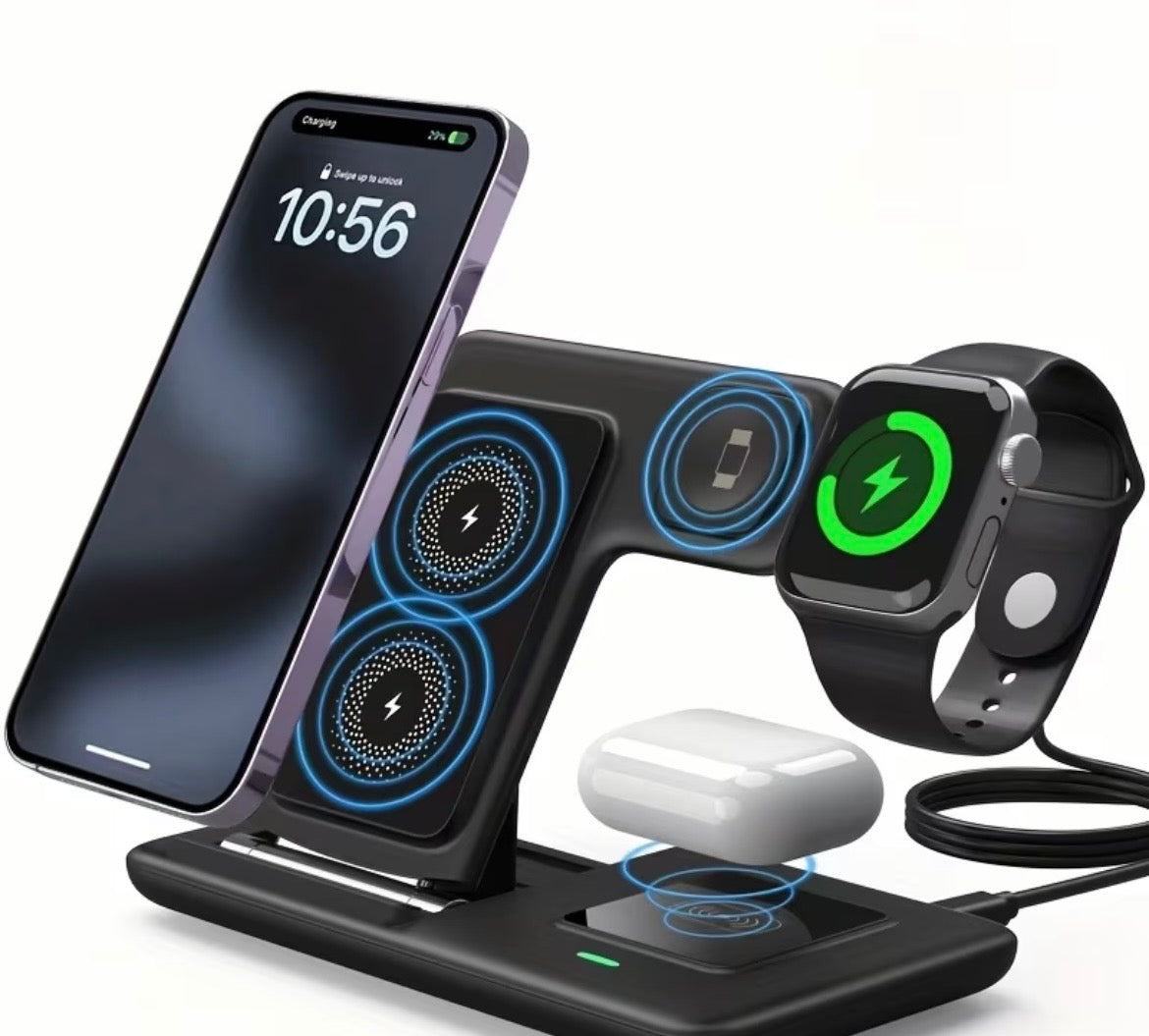3 in 1 Folding Wireless Charging Station