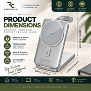 3-in-1 Magnetic Wireless Charging Station