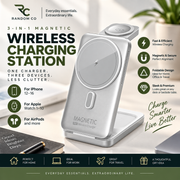 3-in-1 Magnetic Wireless Charging Station