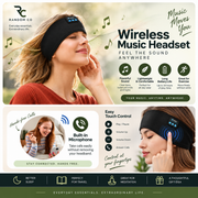 Wireless 3-in-1 Sleep Headband Headphones