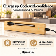 Smart Wireless Meat Thermometer with App & Signal Booster | Braai, Oven & Grill