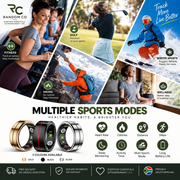 Smart Health & Fitness Ring | Sleep, Heart Rate & Activity Tracker | 5ATM Waterproof