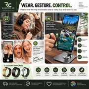 Smart Health & Fitness Ring | Sleep, Heart Rate & Activity Tracker | 5ATM Waterproof